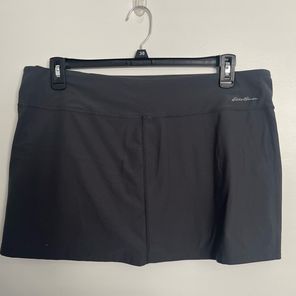Eddie Bauer charcoal gray athletic sport skirt size xl